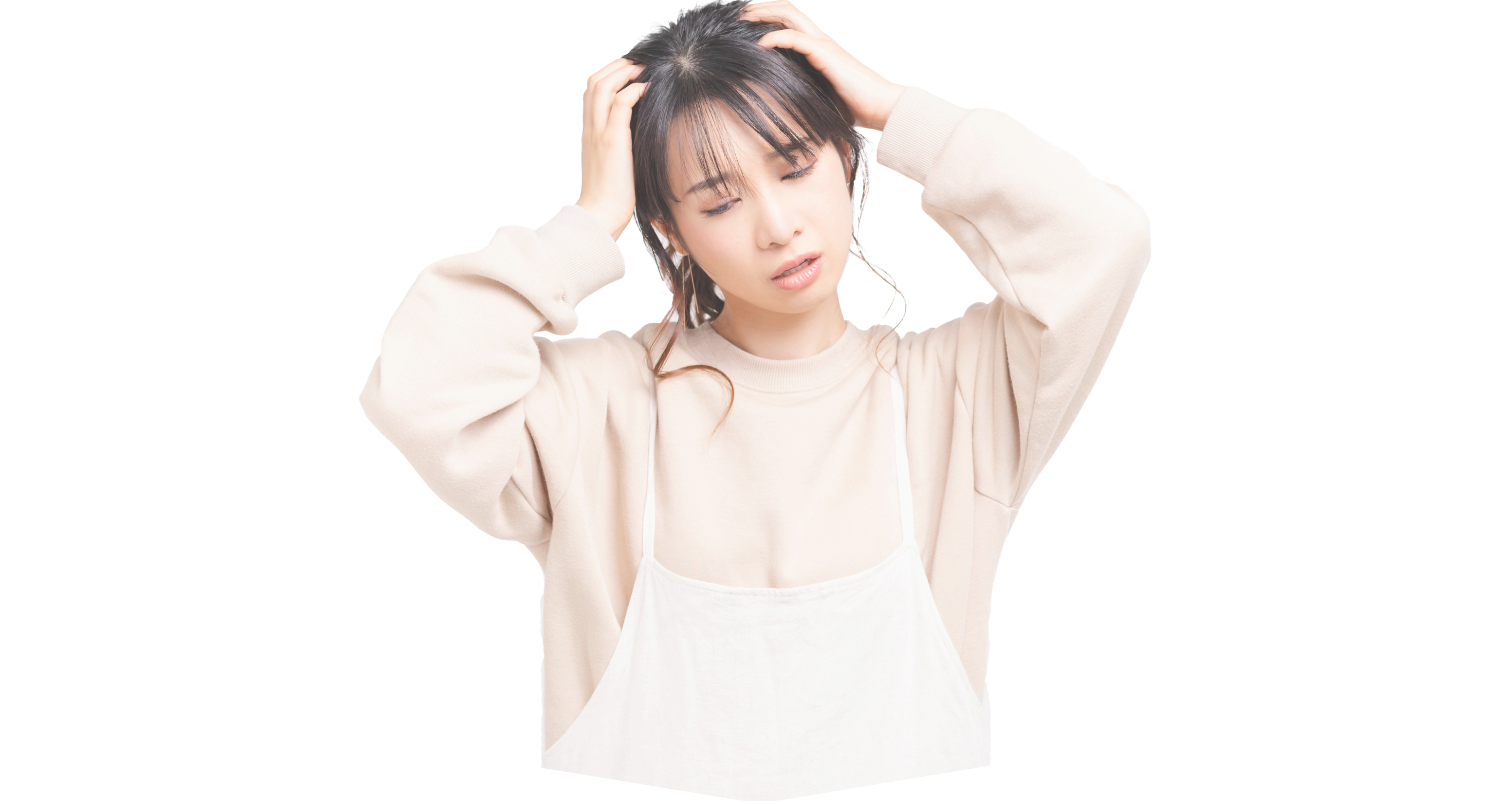 頭を抱える人のイメージ